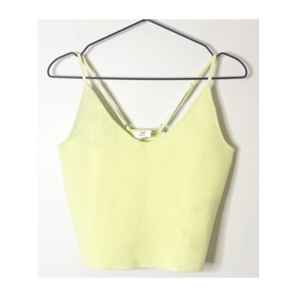 A.L.C Lemon Ava Crop top Large damaged - Picture 2 of 8